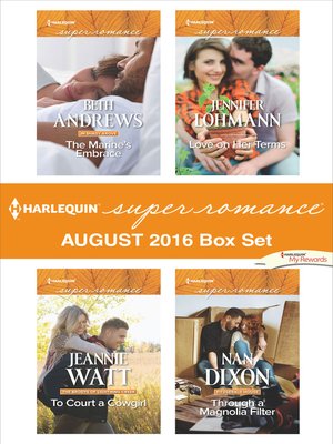 cover image of Harlequin Superromance August 2016 Box Set